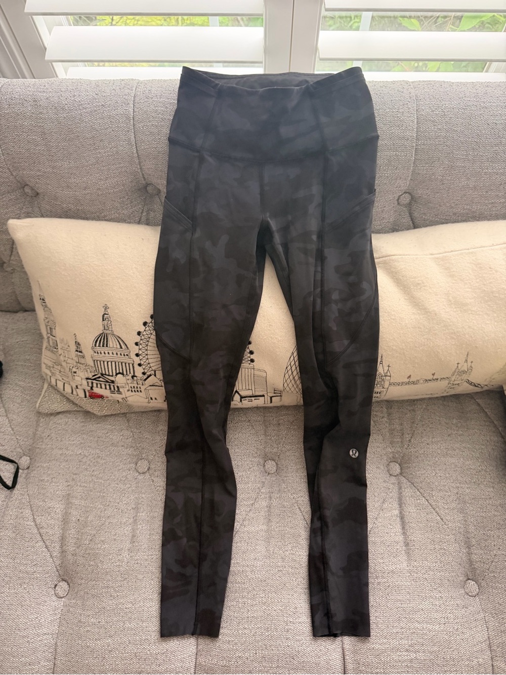 lululemon athletica Black Camo Leggings
